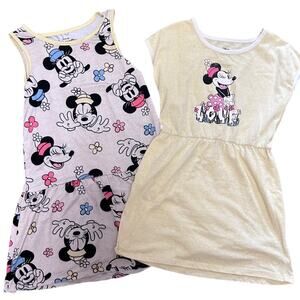 Disney Minnie Mouse Girls Lot of 2 Dresses Size 6-6x Small